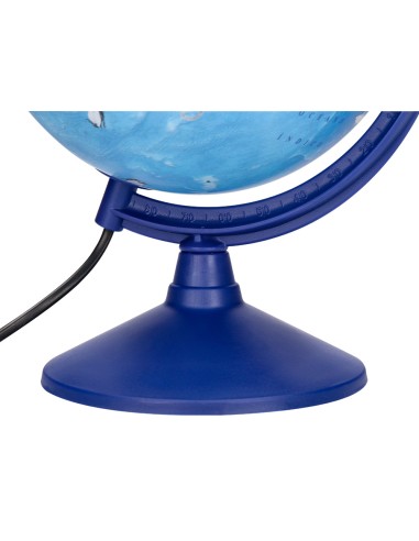 Globo terraqueo liderpapel con luz fisico y politico con animales diametro 20 cm
