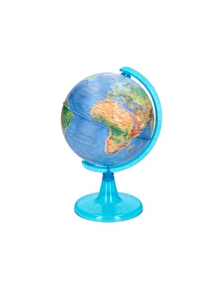 Globo terraqueo liderpapel mapa fisico diametro 15 cm