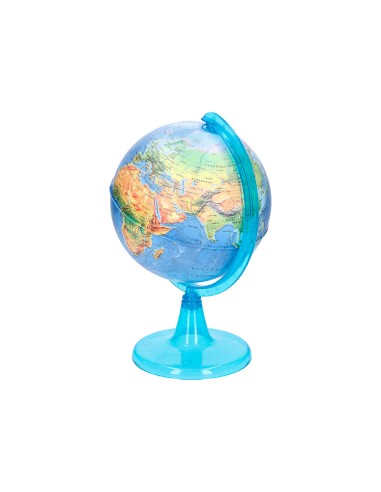 Globo terraqueo liderpapel mapa fisico diametro 15 cm