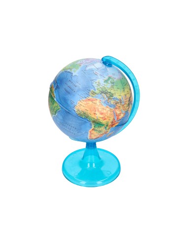 Globo terraqueo liderpapel mapa fisico diametro 15 cm