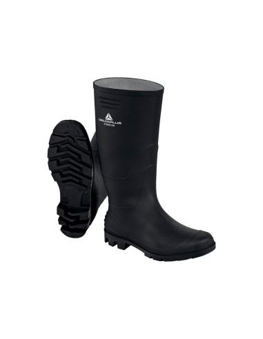 Botas deltaplus de seguridad stone pvc negro suela de tacos talla 38