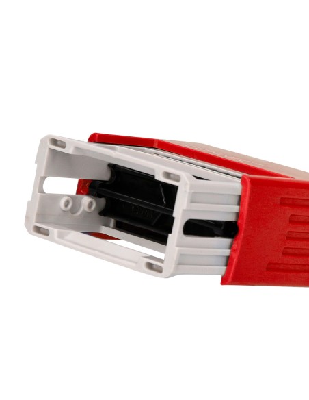 Sello entintado automatico q connect pagado almohadilla 14x38 mm color rojo