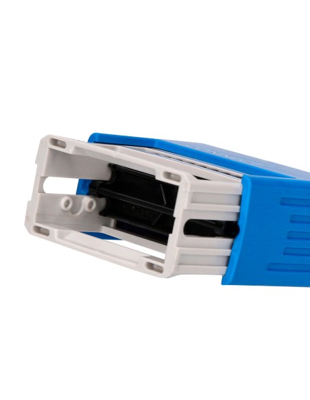 Sello entintado automatico q connect contabilizado almohadilla 14x38 mm color azul