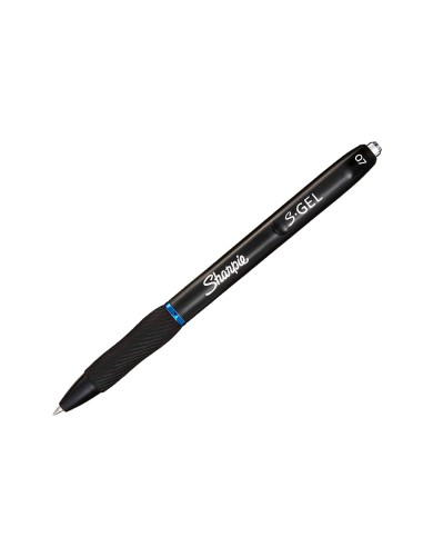 Boligrafo sharpie retractil tinta gel punta 07 mm color azul