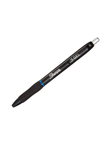 Boligrafo sharpie retractil tinta gel punta 07 mm color azul