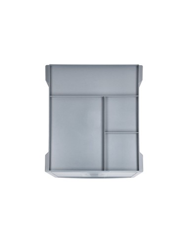 Fichero cajones de sobremesa q connect bandeja organizadora superior 6 cajones color gris opaco