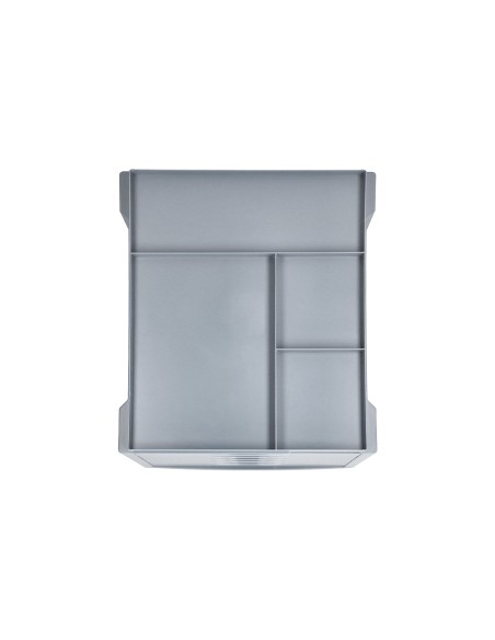 Fichero cajones de sobremesa q connect bandeja organizadora superior 6 cajones color gris opaco