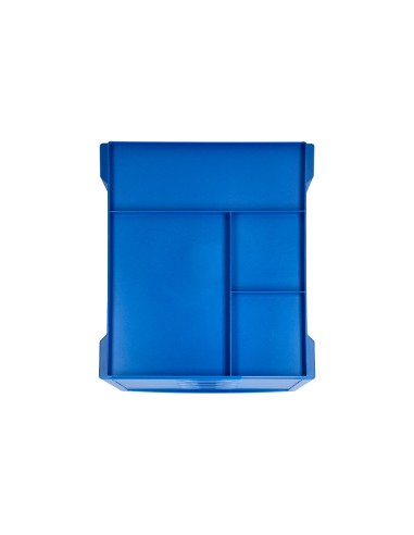 Fichero cajones de sobremesa q connect bandeja organizadora superior 6 cajones color azul opaco