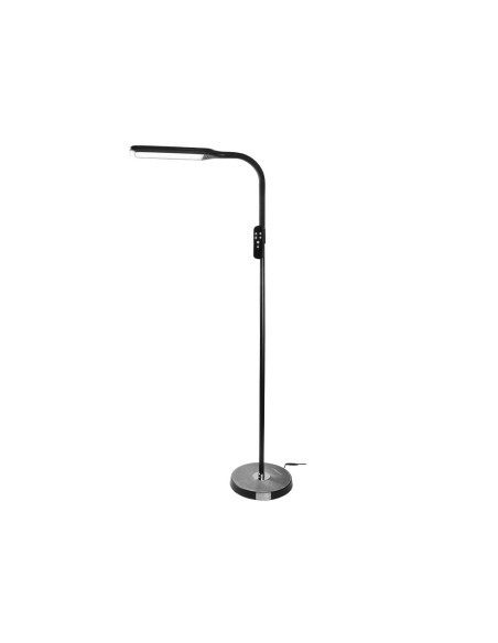 Lampara de suelo q connect 15w con control remoto altura 146 cm color negro Lampara de suelo q connect 15w con control remoto altura 146 cm color negro