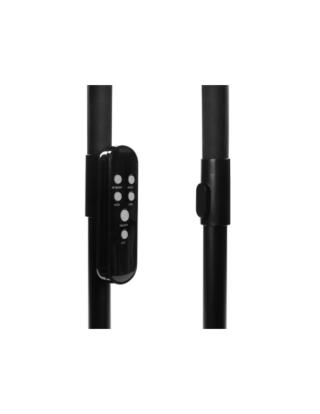 Lampara de suelo q connect 15w con control remoto altura 146 cm color negro Lampara de suelo q connect 15w con control remoto altura 146 cm color negro