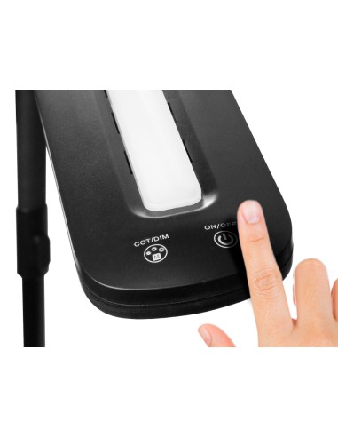 Lampara de suelo q connect 15w con control remoto altura 146 cm color negro