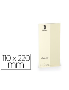 Sobre rossler coloretti dl americano color crema 110x220 mm pack de 5 unidades