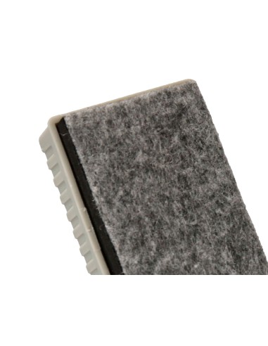 Borrador q connect magnetico para pizarra blanca con recambio de fieltro reemplazable 15x55x45 cm
