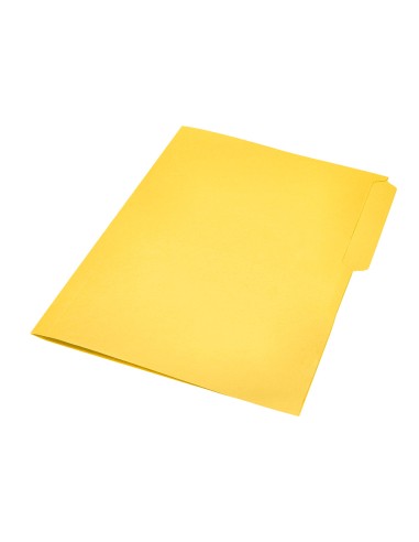 Subcarpeta cartulina liderpapel folio pestana superior 240g m2 color amarillo