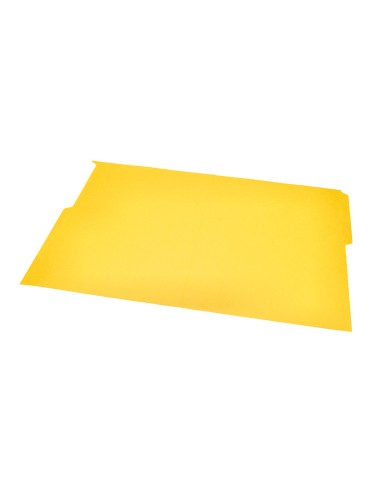 Subcarpeta cartulina liderpapel folio pestana superior 240g m2 color amarillo