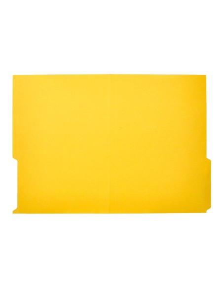 Subcarpeta cartulina liderpapel a4 pestana inferior 240g m2 color amarillo