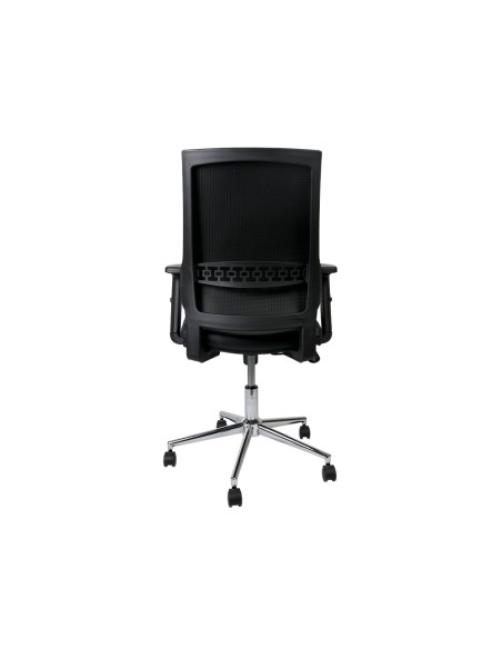 Silla giratoria q connect respaldo medio de similpiel regulable en altura 980100x630x625 mm color negro Silla giratoria q connect respaldo medio de similpiel regulable en altura 980100x630x625 mm color negro