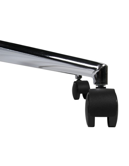 Silla giratoria q connect respaldo medio de similpiel regulable en altura 980100x630x625 mm color negro Silla giratoria q connect respaldo medio de similpiel regulable en altura 980100x630x625 mm color negro