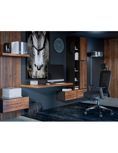 Silla giratoria q connect ergonomica respaldo alto y reposacabeza ajustable en altura 1180100x630x625 mm