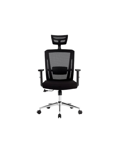 Silla giratoria q connect ergonomica respaldo alto y reposacabeza ajustable en altura 1180100x630x625 mm Silla giratoria q connect ergonomica respaldo alto y reposacabeza ajustable en altura 1180100x630x625 mm