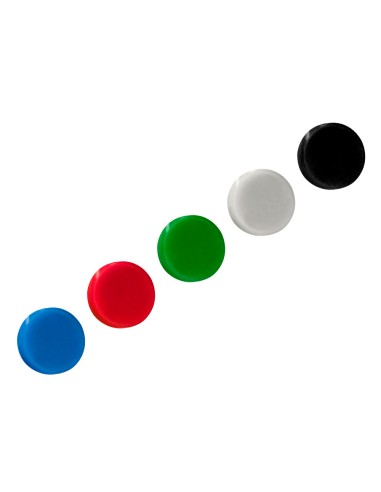 Iman para sujecion liderpapel ecouse pp reciclado para pizarra magnetica 35 mm caja de 10 unidades