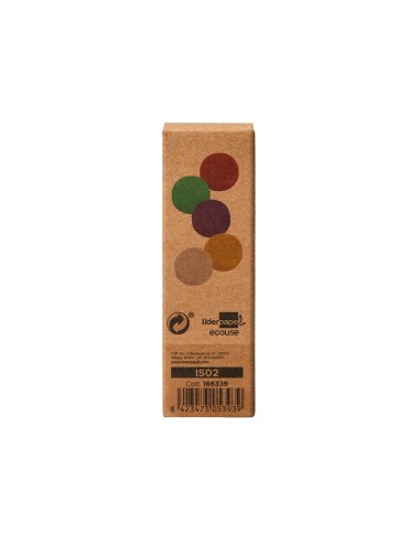 Iman para sujecion liderpapel ecouse pp reciclado para pizarra magnetica 25 mm caja de 10 unidades