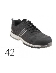 Zapato de seguridad deltaplus boston deportivo poliester con refuerzo tpu suela sellada negro talla 42