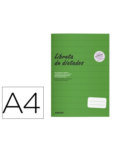 Libreta de dictados addittio primaria 64 paginas din a4