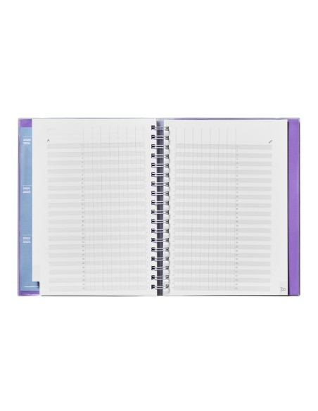 Cuaderno de todas las clases profesorado addittio 256 paginas dia pagina color verde 170x240 mm catalan