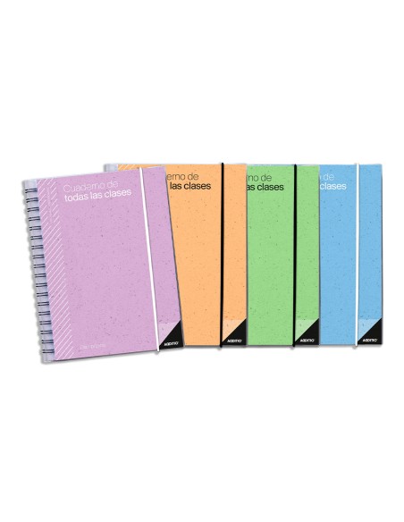 Cuaderno de todas las clases profesorado addittio 256 paginas dia pagina color verde 170x240 mm