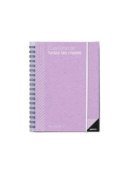 Cuaderno de todas las clases profesorado addittio 256 paginas dia pagina color verde 170x240 mm