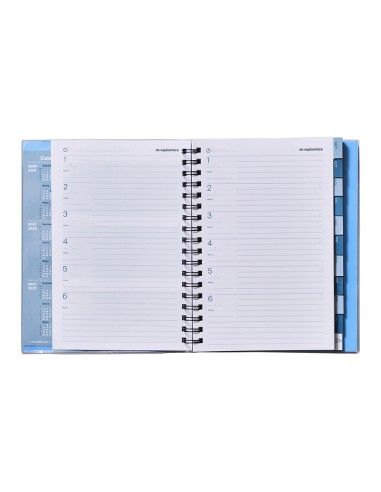 Cuaderno de todas las clases profesorado addittio 256 paginas dia pagina color verde 170x240 mm