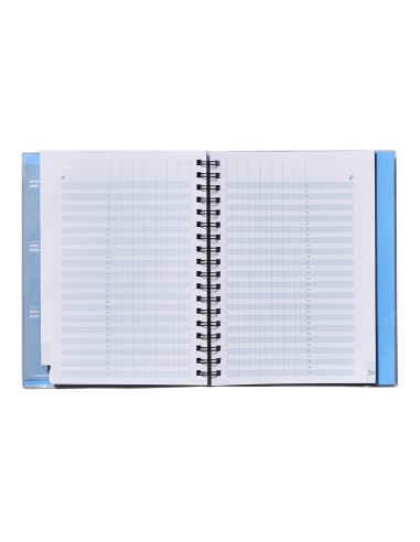 Cuaderno de todas las clases profesorado addittio 256 paginas dia pagina color verde 170x240 mm