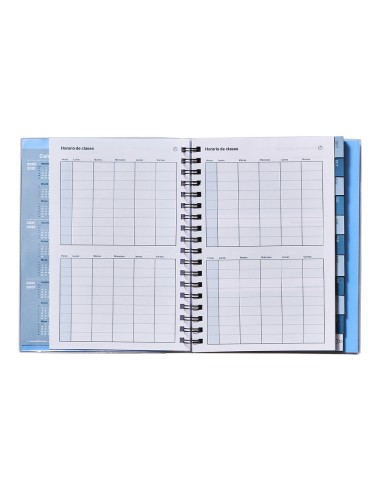 Cuaderno de todas las clases profesorado addittio 256 paginas dia pagina color verde 170x240 mm