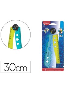 Regla maped plastico plegable croc croc blister de 1 unidad 15 cm 1 unidad 30 cm