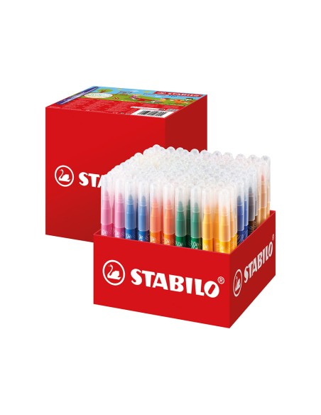 Rotulador stabilo power max school pack de 140 unidades surtidas 16 colores Rotulador stabilo power max school pack de 140 unidades surtidas 16 colores