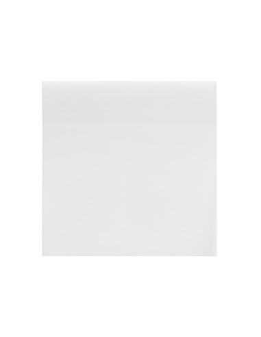 Bloc de notas adhesivas quita y pon q connect 76x76 mm removible plastico translucido blanco 50 hojas