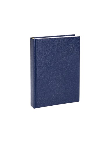 Agenda encuadernada liderpapel corfu 15x21 cm 2024 dia pagina color azul papel 60 gr