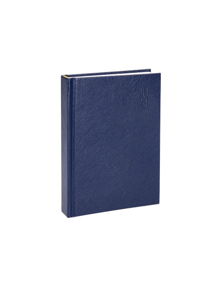 Agenda encuadernada liderpapel corfu 15x21 cm 2024 dia pagina color azul papel 60 gr