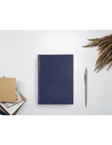 Agenda encuadernada liderpapel corfu 15x21 cm 2024 dia pagina color azul papel 60 gr