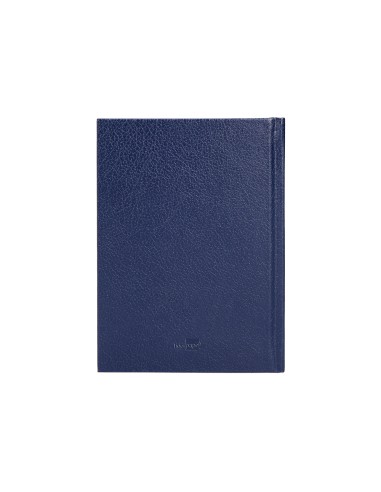 Agenda encuadernada liderpapel corfu 15x21 cm 2024 dia pagina color azul papel 60 gr