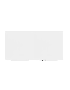 Pizarra blanca rocada profesional 200x100 cm 2 modulos 100x100 cm