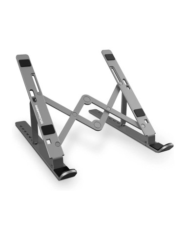 Elevador nox hummer para portatil 17 con base de aluminio plegable con bolsa de transporte