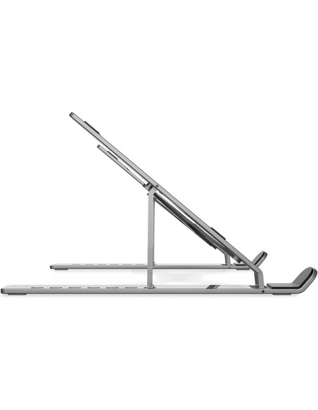 Elevador nox hummer para portatil 17 con base de aluminio plegable con bolsa de transporte