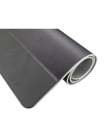 Alfombrilla para raton q connect gaming con cargador inalambrico e iluminacion rgb color negro 800x300x4 mm