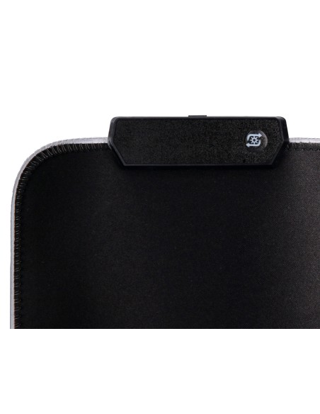 Alfombrilla para raton q connect gaming xxl iluminacion led conexion usb color negro 800x300x4 mm