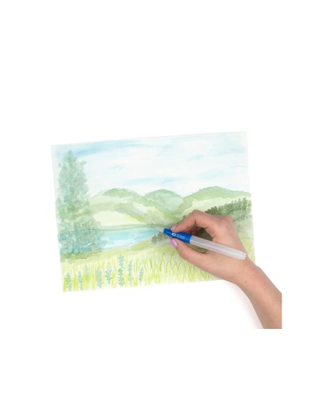 Pincel tombow water brush con deposito rellenable punta plana blister de 1 unidad Pincel tombow water brush con deposito rellenable punta plana blister de 1 unidad