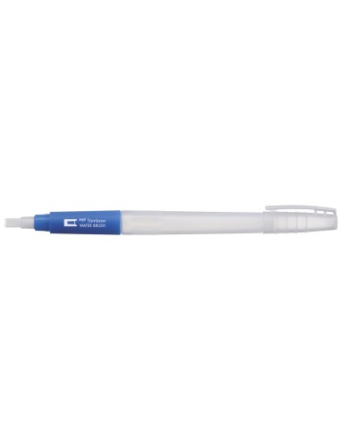 Pincel tombow water brush con deposito rellenable punta plana blister de 1 unidad