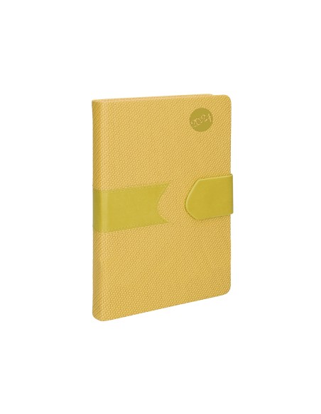 Agenda encuadernada liderpapel lidhor 15x21 cm 2024 dia pagina color amarillo papel 70 gr