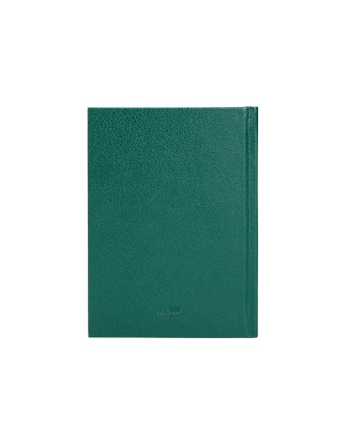 Agenda encuadernada liderpapel corfu 15x21 cm 2024 dia pagina color verde papel 60 gr